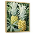 thumbnail image 2 of Designart "Juicy Delights Of A Sweet Pineapple IV" Pineapples Floater Framed Canvas Art Print, 2 of 5
