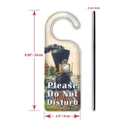 Do Not Disturb Door Knob Hanger Sign - Currier & Ives: Express Train
