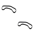 thumbnail image 3 of Sonducket Diadema elástica para la cabeza, diseño elegante, resistente al agua, cuerda ajustable para el cabello, accesorios deportivos, negro Freie Größe 2Conjunto, 3 of 6