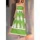 thumbnail image 5 of Vestido de Tirantes Finos con Estampado Floral y Bolsillos, Verde XL, 5 of 7
