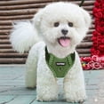thumbnail image 3 of PULLIMORE No-Pull Dog Harness, Adjustable Breathable Vest for Small & Medium Dogs, Green Size XL, 3 of 7