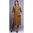 thumbnail image 2 of Bimba Robe Kurti Longue Indienne Imprimée Tunique Droite pour Femmes, 2 of 5