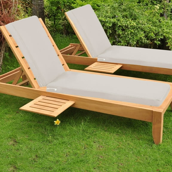 Outdoor Lounge Cushions Set of 6, 72x21x3in Lounge Chair Pads Waterproof Fade Resistant for Patio Chair Replacement