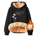 thumbnail image 4 of IMENGL Hiver Printemps Chaud Polaire à Capuche, Noir 2TG, Taille M-5TG, 4 of 4