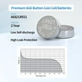 SR920SW 371 370 AG6 Battery 1.5V Button Cell Watch Batteries (40 Count