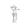 thumbnail image 5 of HOOUN Faux Body Piercing Navel Clip on Belly Button Rings Fake Belly Piercing-A-3, 5 of 9