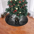 thumbnail image 2 of FMSHPON Halloween Night Zombie Pumpkins Xmas Christmas Tree Skirt Stand Mat for Holiday Party Decoration Indoor Outdoor 48 inches, 2 of 3