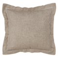 thumbnail image 1 of SARO 731P.N18S 20 in. Square Down Filled Poly Blend Hemstitched Throw Pillow - Natural, 1 of 1