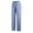 Light Blue, variant on Buigttklop Pants for Women 2024 Casual Solid Cotton Linen Drawstring Elastic Waist Long Wide Leg Pants