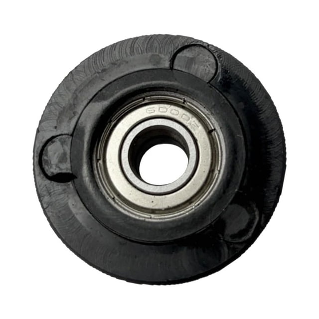 Cojín de asiento para máquina de remo negra, rueda con cojinete de precisión, accesorio para rodillo Diámetro del orificio de 10 mm