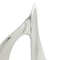 thumbnail image 6 of 12", 8", 7"H Silver Aluminum Metal Sail Boat Sculpture, by DecMode (3 Count), 6 of 10