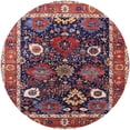 thumbnail image 1 of Ahgly Company Machine Washable Indoor Round Industrial Modern Burgundy Red Area Rugs, 5' Round, 1 of 7