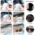 thumbnail image 3 of 1 x caja de gafas de sol, soporte para gafas de sol para coche, soporte para gafas de coche, soporte general para gafas de coche, con caja de aromaterapia, para caja de almacenamiento, gafas blancas para coche brillar Electrónica, 3 of 5