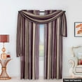thumbnail image 5 of Woven Trends Ombre Curtains, Valances for Windows, Luxurious Scarf Valance, Voile Semi-Sheer Window Curtains, Livingroom, Bedroom or Kitchen, 144" x 50" Extra Long Scarf, Purple, 5 of 7