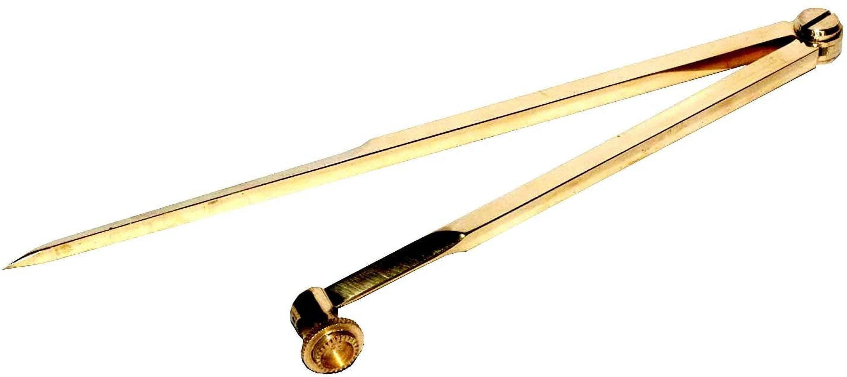Promotional Compass Divider with Pencil Holder Full Brass Executive (8inch)