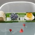 thumbnail image 4 of Extendable Bathtub Shelf,Bathtub Shelf Multifunction Luxury Bathtub Shelf Expandable Bath Tray Leading Edge Technology, 4 of 6