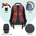 thumbnail image 4 of Aplkyhs Fire Soccer Pack School Backpack for Kids Age 6-18 Ergonomic Padded Adjustable Straps Large Capacity Water Resistant Bookbag for K-12 Students Daily School Travel, 4 of 7