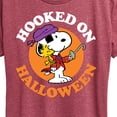 thumbnail image 3 of Peanuts - Hooked On Halloween - Women's Short Sleeve Graphic T-Shirt, 3 of 6