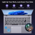 thumbnail image 5 of 15.6" FHD IPS Business Laptop, Intel i5-12450H (8-Core) Portable Student Laptop, 16GB RAM 1TB PCIe SSD, Backlit KB, Fingerprint, WiFi6, USB-C/HDMI Notebook Computer for School, Home Office, 5 of 9