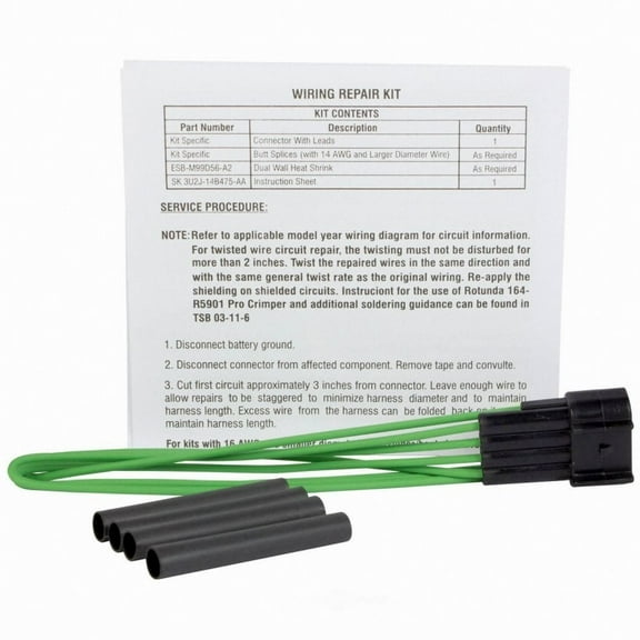 Motorcraft WPT-1220 Ignition Knock(Detonation) Sensor Connector Fits select: 2011-2023 FORD EXPLORER, 2011-2023 FORD F150