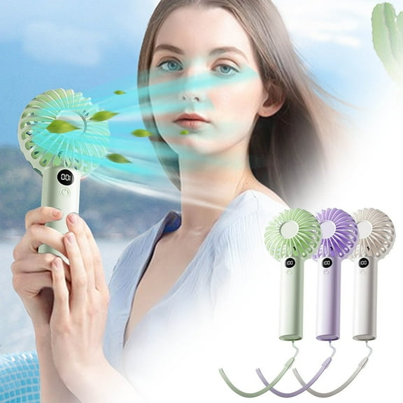 XGFHYJEH Hand Held Fan, Mini Fan Handheld, Hand Held Fan Rechargeable, Portable Folding Hand Held Cooling Fan