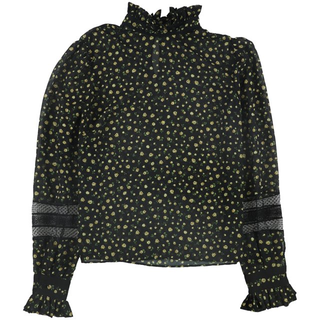 Blusa Philosophy de rosas para mujer negro 44