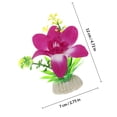 thumbnail image 2 of AURARMLET 4Ud Adornos De Flor Artificial Para Platos De Material Duradero Y Ligero, 2 of 6