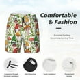 thumbnail image 5 of Fotbe Mushrooms Gnomes Men’s Swim Trunks Quick Dry Swim Shorts Board Shorts with Mesh Lining-3X-Large, 5 of 9