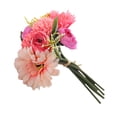 thumbnail image 3 of Ramo de flores artificiales Decoración floral para el hogar Ramo de simulación Fiesta de bodas Paquete de flores falsas, Rosa Yuarrent HA7944-03B, 3 of 6
