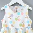 thumbnail image 3 of Jinhomg Toddler Girl Tank Dress Cute Floral Print Casual Beach Sundress Soft Comfy Milk Silk Sleeveless Midi Dresses Kid Girls Summer Dress Holiday Saving White 2 Years, 3 of 5