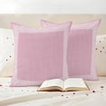 thumbnail image 3 of Pink Retro Greek Key Outdoor Waterproof Pillow Covers, Geometric Greece Ancient Rustic Decorative Square Throw Pillowcase Sofa Cushion Sham for Patio/Couch/Chair, 20"x20" 2 Pack, 3 of 8
