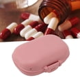 thumbnail image 1 of Portable Daily Pill Organizer, 4 Compartment Travel Pill Case,  Holder For Vitamins And Pills, 1 of 8