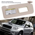 thumbnail image 4 of Front Right Passenger Side Sun Visor with Makeup Mirror Sun Blocking for  2004 2005, 4 of 7