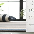 thumbnail image 6 of SAFAVIEH Beach House Henry Striped Indoor/Outdoor Runner Rug, Beige/Blue, 2'2" x 6', 6 of 14