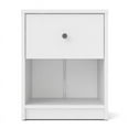 thumbnail image 2 of Tvilum Table de Chevet Portland Contemporaine 1 Tiroir en Blanc, 2 of 12
