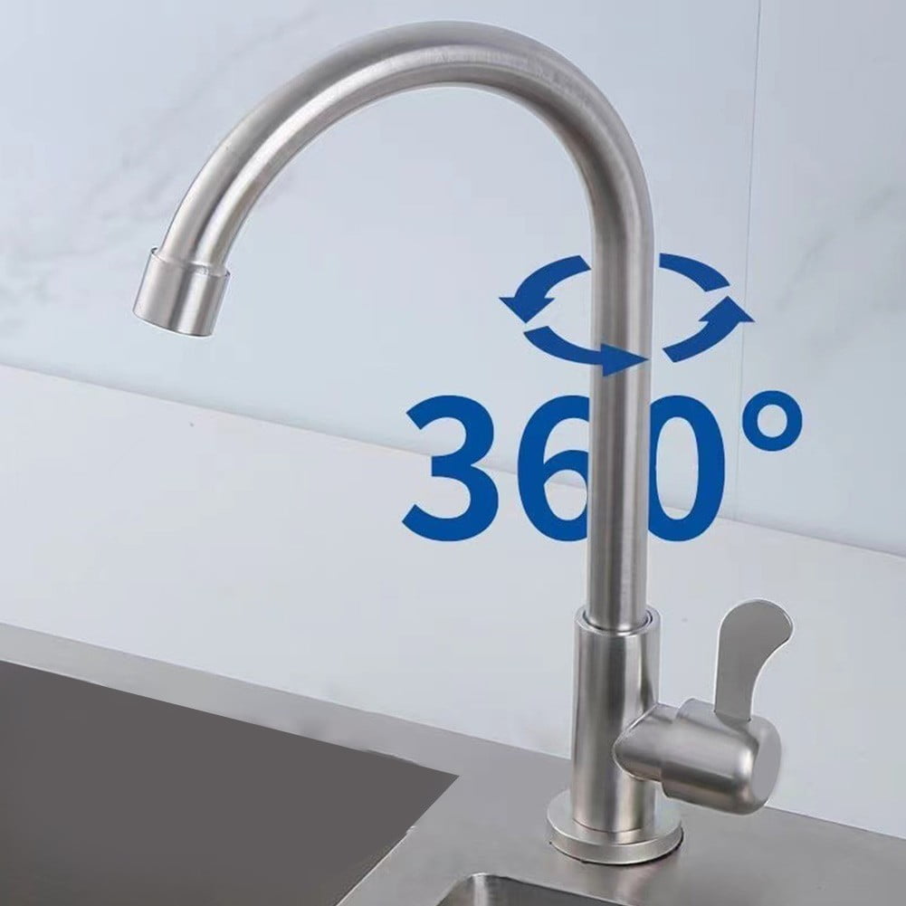 Barre De Robinet Cuisine/salle De Bain - Argent Résistant - Neuf En Emballage