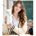 thumbnail image 3 of Plush Animal Shaped Pencil Pouch, Soft Fabric Writing Case, Durable Polyester Storage Bag for Stationery & Daily Supplies, 3 of 5