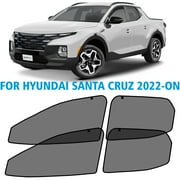 CLIM ART Magnetic Car Window Sunshade For Hyundai Santa Cruz 2022-2024, Side Glass Covers Screen, Block Sun Rays Curtains, Window Shield Sun Shade for Baby in Cars, Camping accessories - MS0020