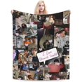 thumbnail image 2 of Benjamins Actor Deadlys Class Mattheo Riddle Wadsworths Blanket Soft and Comfortable Flannel Blanket for Sofa Office Camping Travel Home Decor Cozy Plush Beach Blanket Gift 80x60 in, 2 of 6