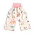 thumbnail image 1 of Pantalones de pañales lavables absorbentes impermeables y cómodos 2 en 1, pantalones cortos de falda de pañal de algodón puro para niños y bebés, 1 of 5