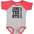 thumbnail image 3 of Inktastic Juneteenth June 19, 1865 Boys or Girls Baby Bodysuit, 3 of 5