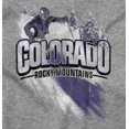thumbnail image 2 of Colorado Rocky Mountains Aspen Skier Men's Graphic T Shirt Tees Brisco Brands X, 2 of 4