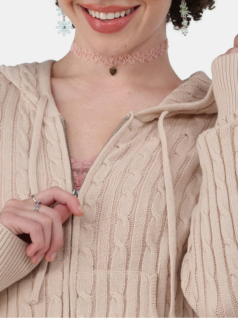 トップス BYBORRE GORE EZ CARDIGAN No-Boundaries-Cable-Zip-up-