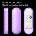 thumbnail image 2 of Fintie Protective Case for Chromecast with Google TV HD 2022/ 4K 2020 Voice Remote, Lightweight Anti-slip Shockproof Silicone Cover for 2020 Chromecast Voice Remote Controller, Purple Glow in The Dark, 2 of 8