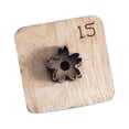 thumbnail image 3 of Troquel de corte de cuero, artesanías, multiusos, cuchilla perforadora, plantilla, forma de flor para 15mm, 3 of 9