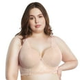 thumbnail image 4 of Women's Parfait P5351 Sandrine Plunge Longline Bra (Cameo Rose 34F), 4 of 5