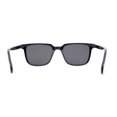 thumbnail image 4 of Mens Hipster Thin Plastic Horn Rim Sunglasses All Black, 4 of 4