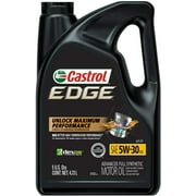 Castrol 03084 EDGE 5W-30 Full Synthetic Motor Oil, 5 Quart
