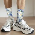 thumbnail image 6 of Pofeuu Daisies Flowers Print Crew Socks, Adult Running Hiking Socks for Youth and Adult, 6 of 6
