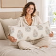 thumbnail image 4 of Fmbmuo Long Lumbar Pillow , Removable Vintage Floral Rectangular Pillow , For Couch Sofa Bed Living Room Home Decor, 4 of 6